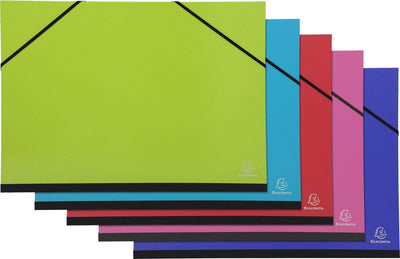 Exacompta 5x iderama® Zeichenmappe mit Gummizug - 29,7x42cm für A3-Format - sortiert - 25729e