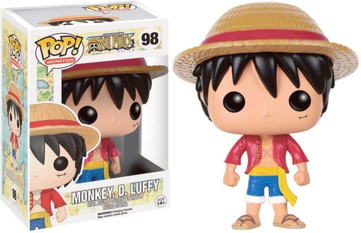 Funko-Pop-Animation: One Piece – Monkey D. Ruffy-Puppe Nr. 98