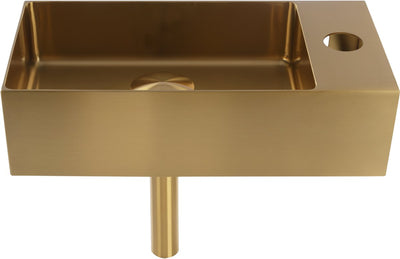 Differenzbrunnen Edelstahl 36,5 x 18 x 9 cm