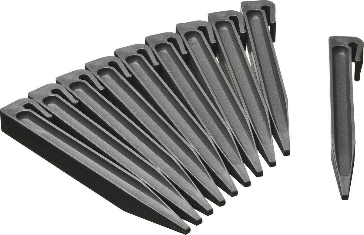 Nature Nature Gartenstecker 10 Stück klein grau