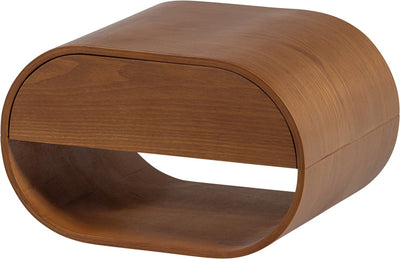 Woood Momo hängender Nachttisch – Holz – Braun – 24x36x28