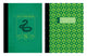 Harry Potter: Slytherin-Kompositionsnotizbuch-Set (2er-Set)