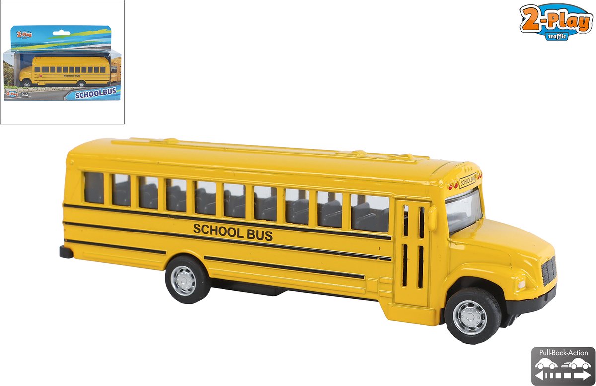 2-teiliger amerikanischer Schulbus-Rückzug – 14 cm