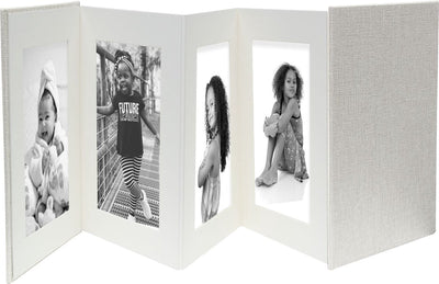 Deknudt-Rahmen a66dc7 8ph – Leporello-Album – Grau – 8x Foto 13 x 18 cm
