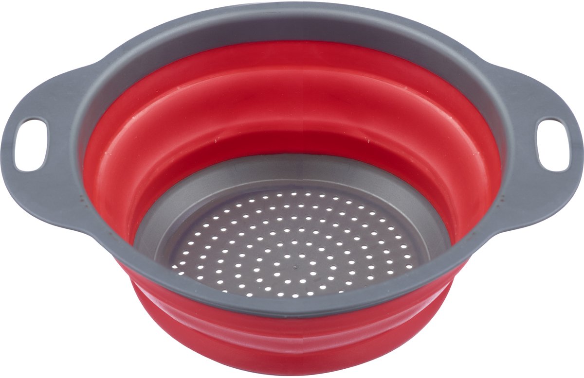 Westmark Sieb, faltbar, ø 22 cm, Kunststoff, Anthrazitrot, 21222270