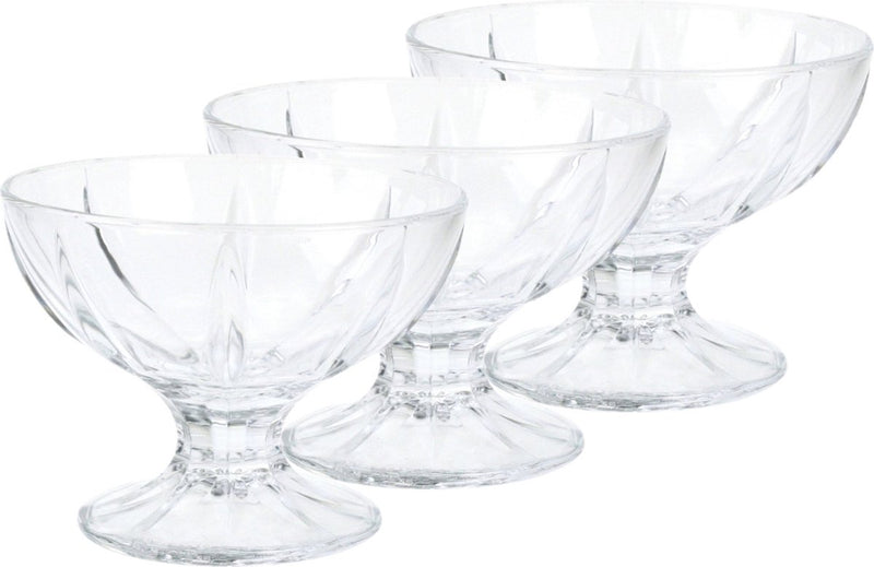 Arcoroc Eis-Sorbet-Coupés – 6x – zu Fuß – 200 ml – Glas – Eisbecher – Eisbecher