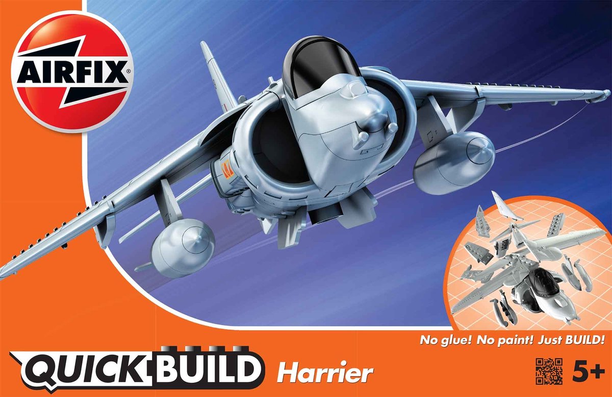 Airfix Schnellbau-Harrier-Modellbausatz