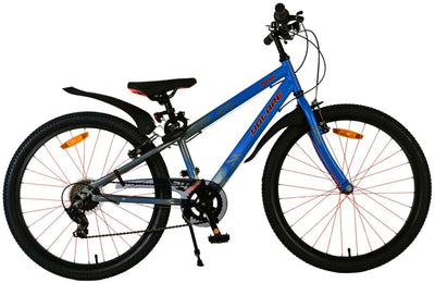Volare Rocky Children's Bicycle 24 Zoll Blau 7 Geschwindigkeit
