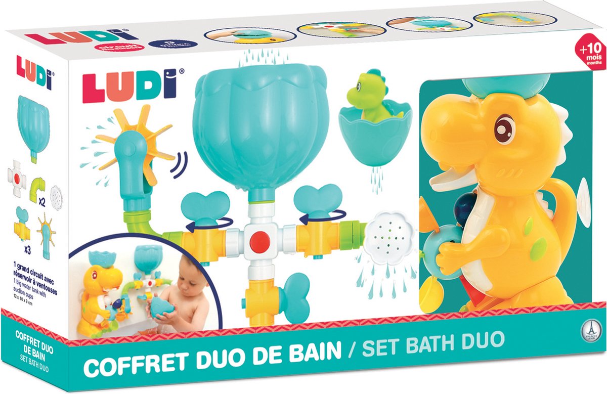 Ludi – Dino-Badeset – Wasserbahn – Badespielzeug