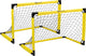 Get go Fußballtor faltbar 2er Set – 91x61x61 cm – Fußballtor für Kinder – Schwarz Gelb