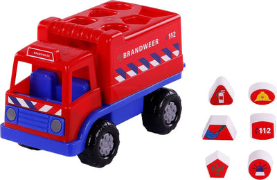 Cavallino Toys Cavallino ehemaliger LKW -Eintopf mit 6 Blöcken, 26 cm