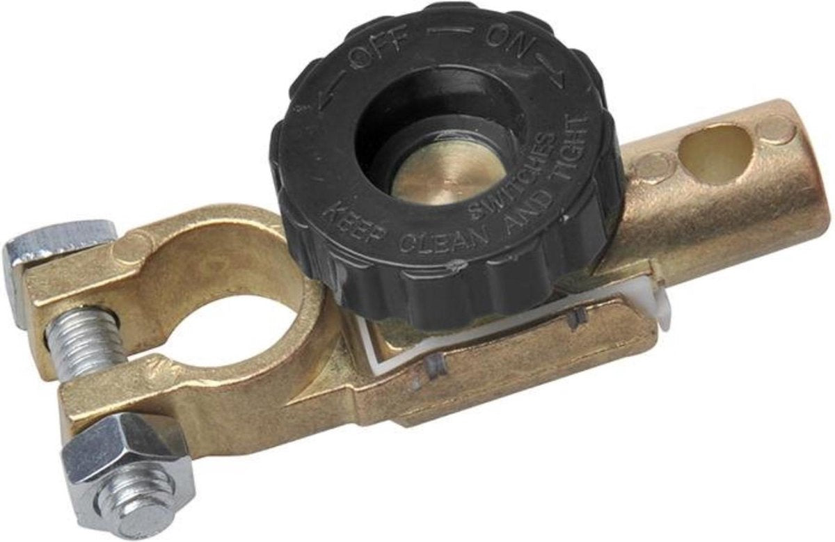 Proplus Batteriepolklemme mit Schutzschalter – ø 17,5 mm – Minuspol – Diebstahlsicherung – 125 A 500 A – 6–24 V