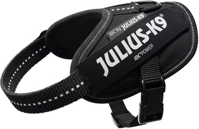 Julius K9 IDC Power-Harnas Tuig für Etiketten schwarz