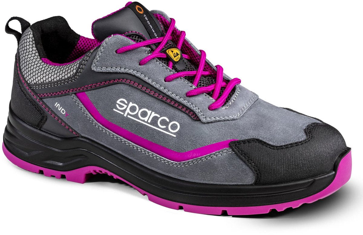 Sparco Arbeitsschuhe S3S – Indy Danica – Grau Rosa – Grau – 39