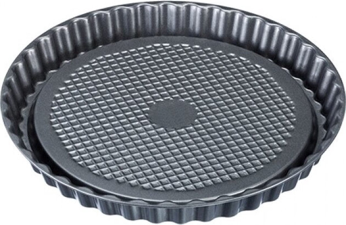 Westmark Kuchenform, ø 28 cm, mit Antihaftbeschichtung, kaltgewalzter Stahl, Rückenmeister, Anthrazit, 32942270