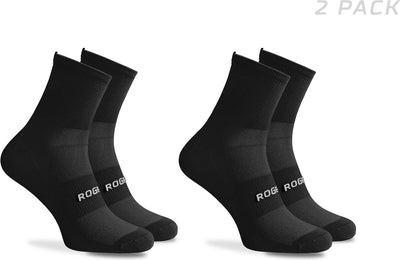 Rogelli Essential Radsocken – 2er-Pack – Schwarz – 36 39