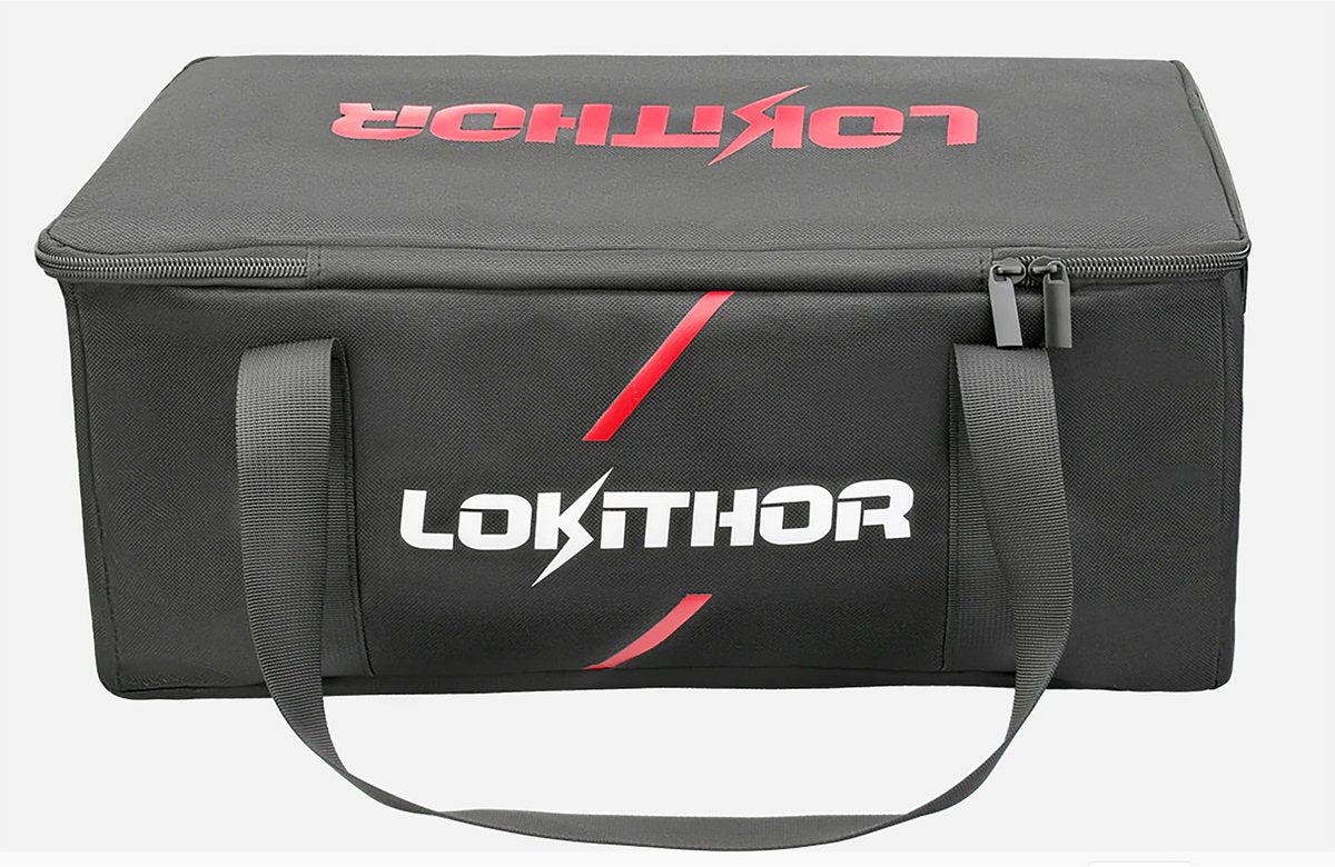 Lokithor Aufbewahrungstasche AW401 Starthilfe – Fächer in der Tasche – Griff-Schultergurt – langlebig, verschleißfest – weiches Innenfutter