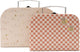 Jollein Spielkoffer - Spielzeugkoffer - Hübsches Picknick - 2 Stück
