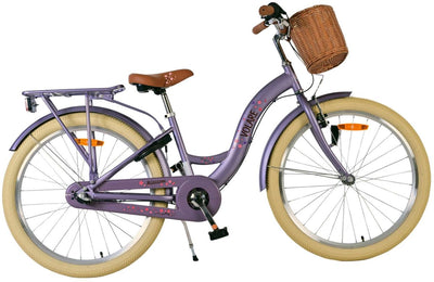 Volare Blossom Children's Bicycle - Mädchen - 24 Zoll - lila - 3 Zahnräder