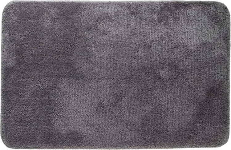 Dichtungsfäle Dichtungskinne Angora Badmat 60x90 cm Polyester dunkelgrau