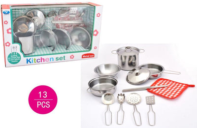 Amuuso Metalltopfset +Zubehör 13-teilig.