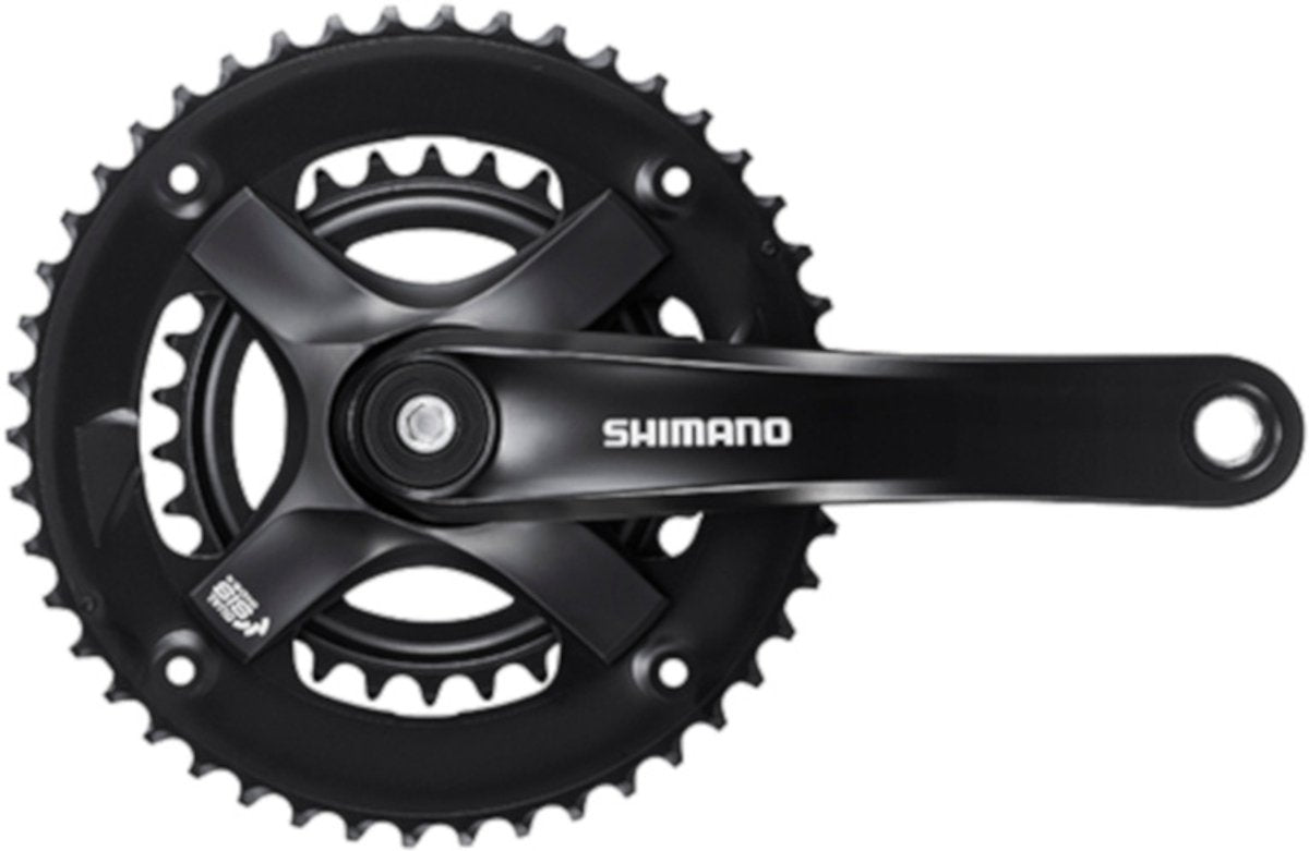 Shimano Kurbelgarnitur Tourney TY501 46-30t 7 8s 170 mm schwarz
