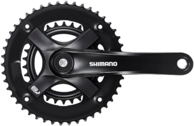 Shimano Kurbelgarnitur Tourney TY501 46-30t 7 8s 170 mm schwarz