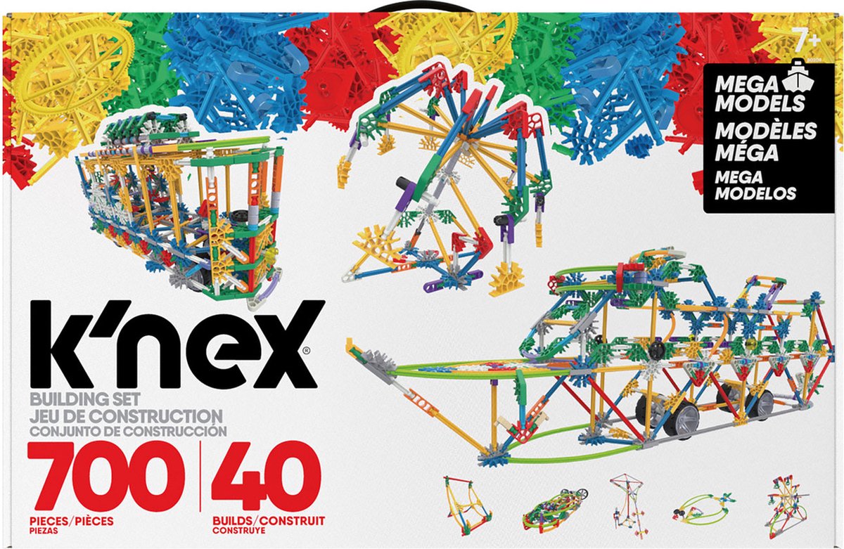 K'nex K'nex Building Set 40 Modelle, 700DLG.