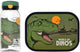 Mepal Lunchset (Trinkflasche mit Flip-Cap-Lunchbox) Campus - 600 + 750 ml - Lunchbox und Trinkbecher für Kinder - Bento-Box - Trinkflasche mit Flip-Cap - Dino