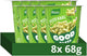 Knorr gute Pasta – Pesto-Käse – fertig in 5 Minuten – 8 x 68 g