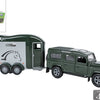 Kinderglobus Land Rover mit Anhänger 26cm