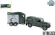 Kinderglobus Land Rover mit Anhänger 26cm