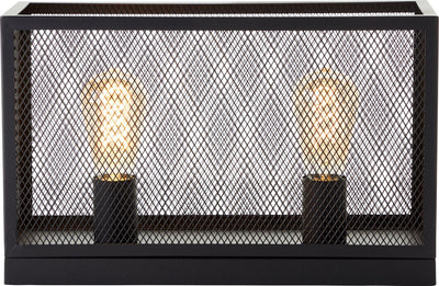 Brilliant Maze - Tischlampe - E27 max 2x60w - Schwarz