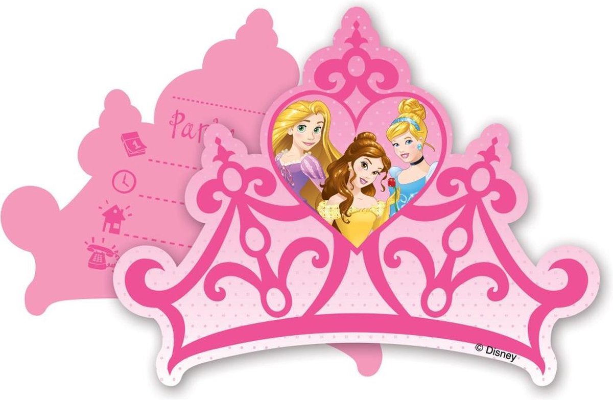 Einladungen zur Disney-Prinzessinnenparty