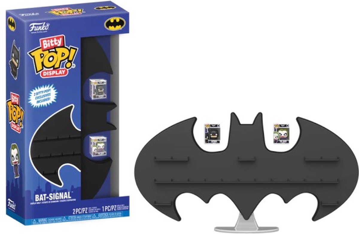 Funko-Pop! Bitty-Display – Batman-Signal [wird mit 2x exklusiven Bitty Pops geliefert]