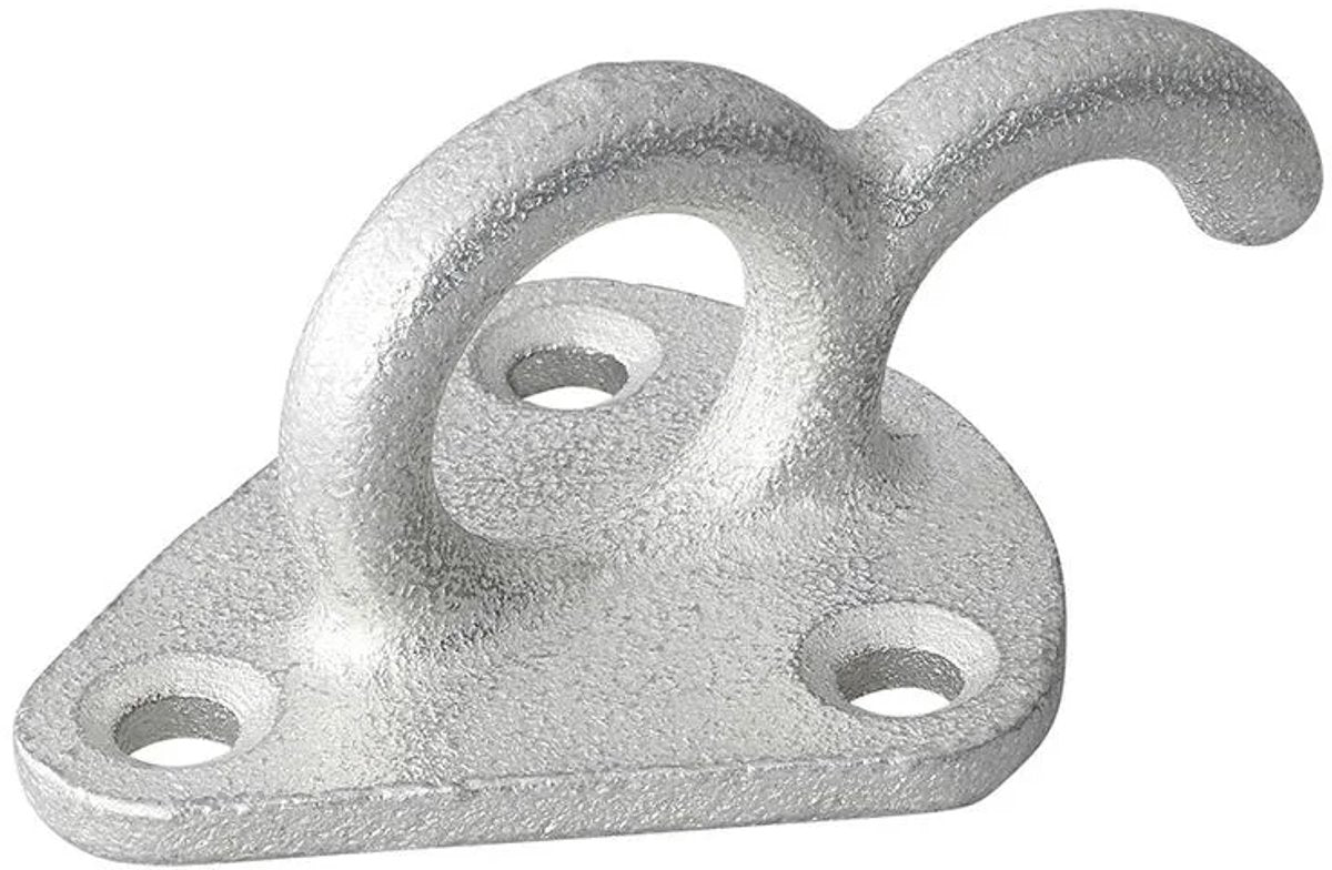 Proplus Seilhaken Metall mit Öse - 70x45mm - Anhänger - Anhänger - 5 Stück