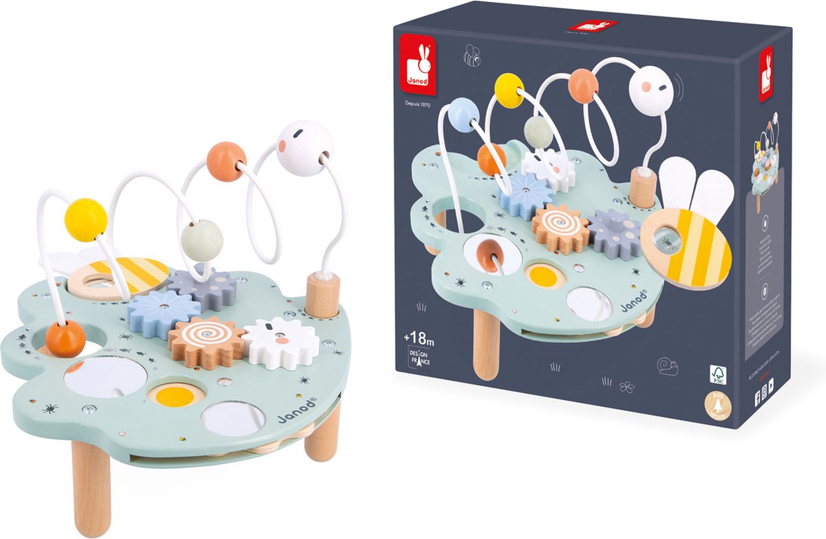 Janod - sweet cocoon - wooden activity table top