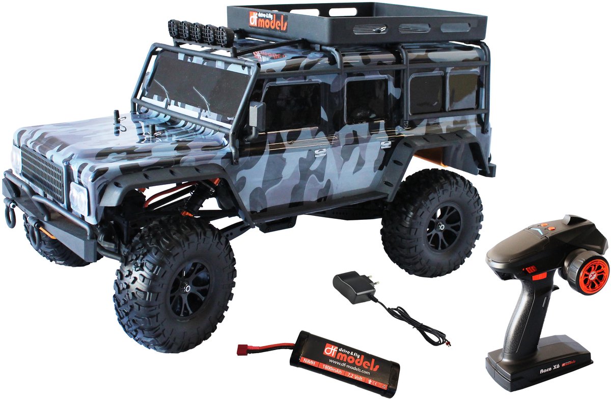 Df-models df-4j crawler camo 2-gang-led betriebsbereit (rtr)