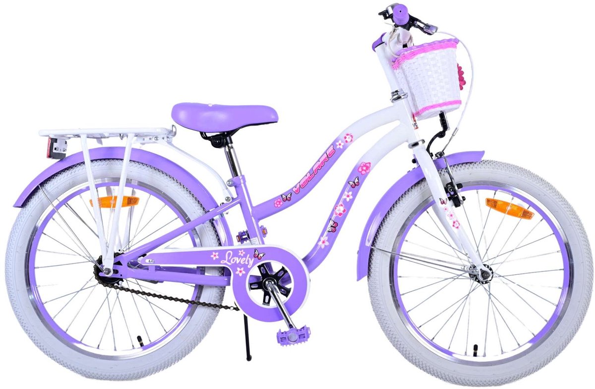 Volare schöne Kinderbike Girls 20 Zoll lila