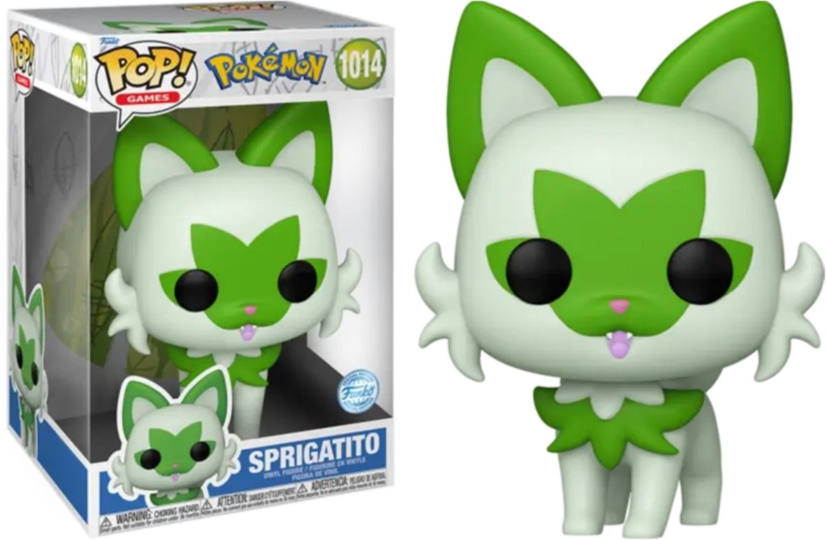 Funko Pop: Jumbo-Pokemon – Sprigatito (Sonderedition) Pop (25 cm) #1014