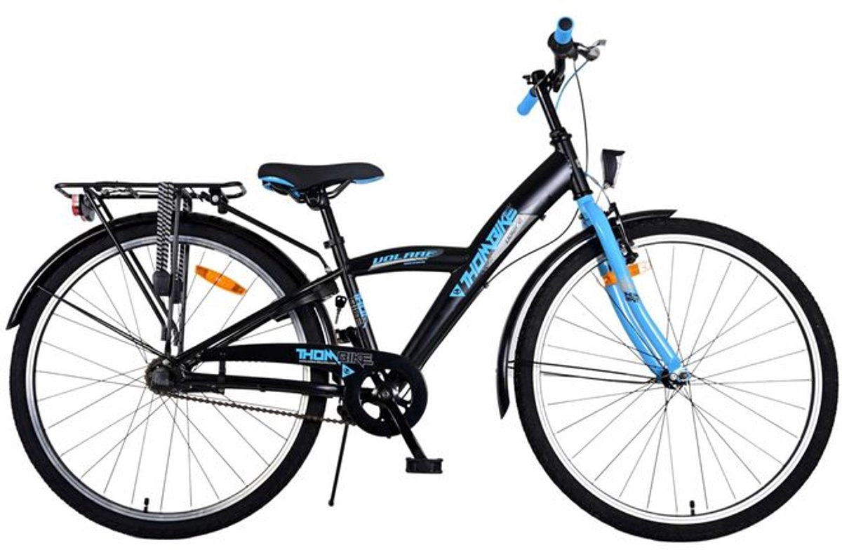 Volare Thombike Children's Bicycle - Jungen - 26 Zoll - Schwarzblau - 3 Zahnräder