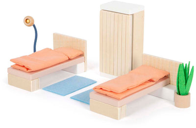 Kleiner Fuß Holz Dollhouse Möbel Schlafzimmer
