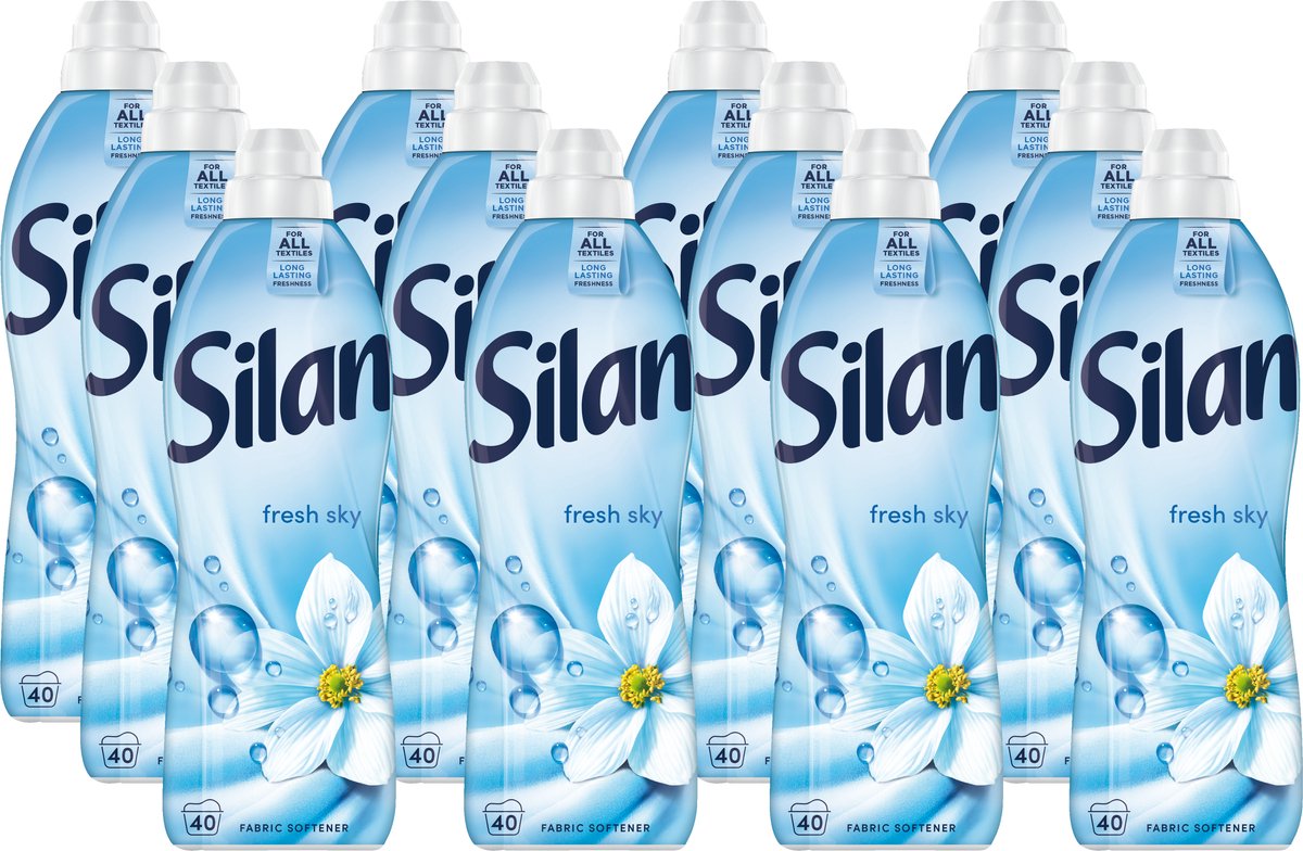 Silan Weichspüler – Fresh Sky 880 ml – 12 x 40 Wäschen – Vorteilspack