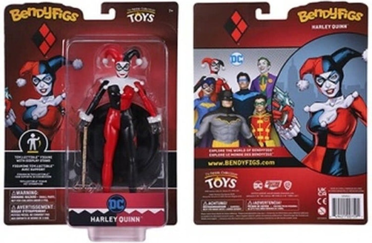 Die edle Kollektion DC Comics – Bendyfigs – Harley Quinn Narren-Outfit