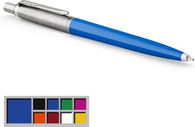 Kugelschreiber mit blauem Zylinder von Parker