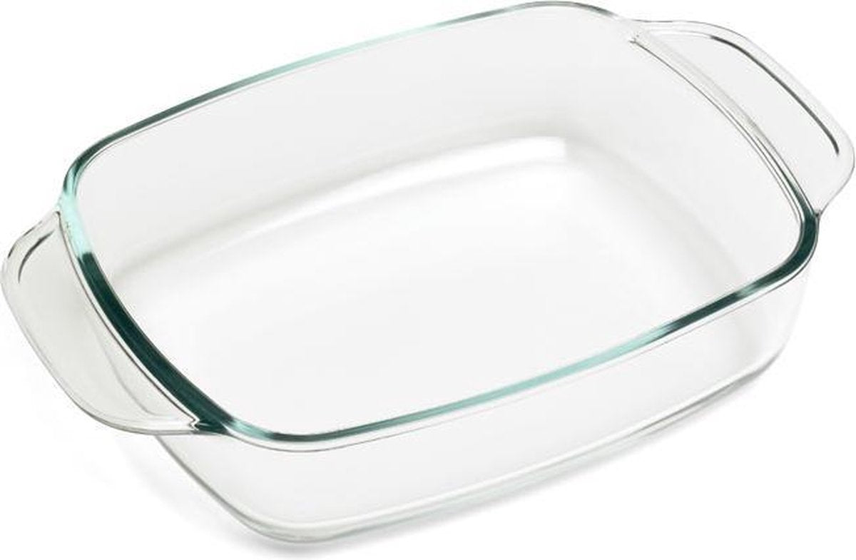 Gemütliche, trendige rechteckige 500-Grad-Auflaufform – 1,6 l – 32,5 x 18,5 x 5,1 cm