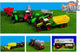 Kids Globe Globe Traktor mit Anhängerleuchten 1:32