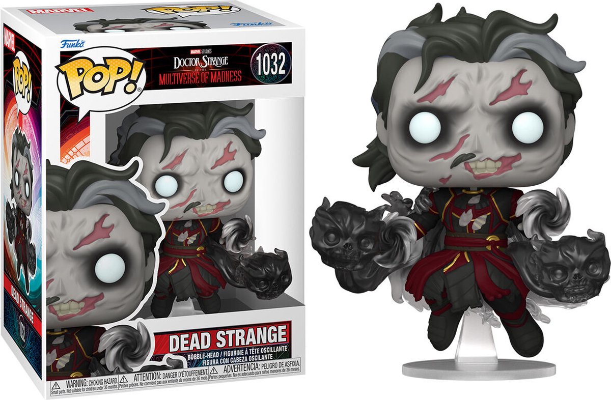 Marvel Funko Doctor Strange Sammelfigur Doctor Strange im Multiversum von Madness Pop! Filme Dead Strange 9 cm mehrfarbig