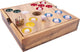 Engelhart Schweineloch Keramik – Strategiespiel aus Holz – 2+ Spieler – klassisches Punktespiel – Geschicklichkeits- und Strategiespiel –