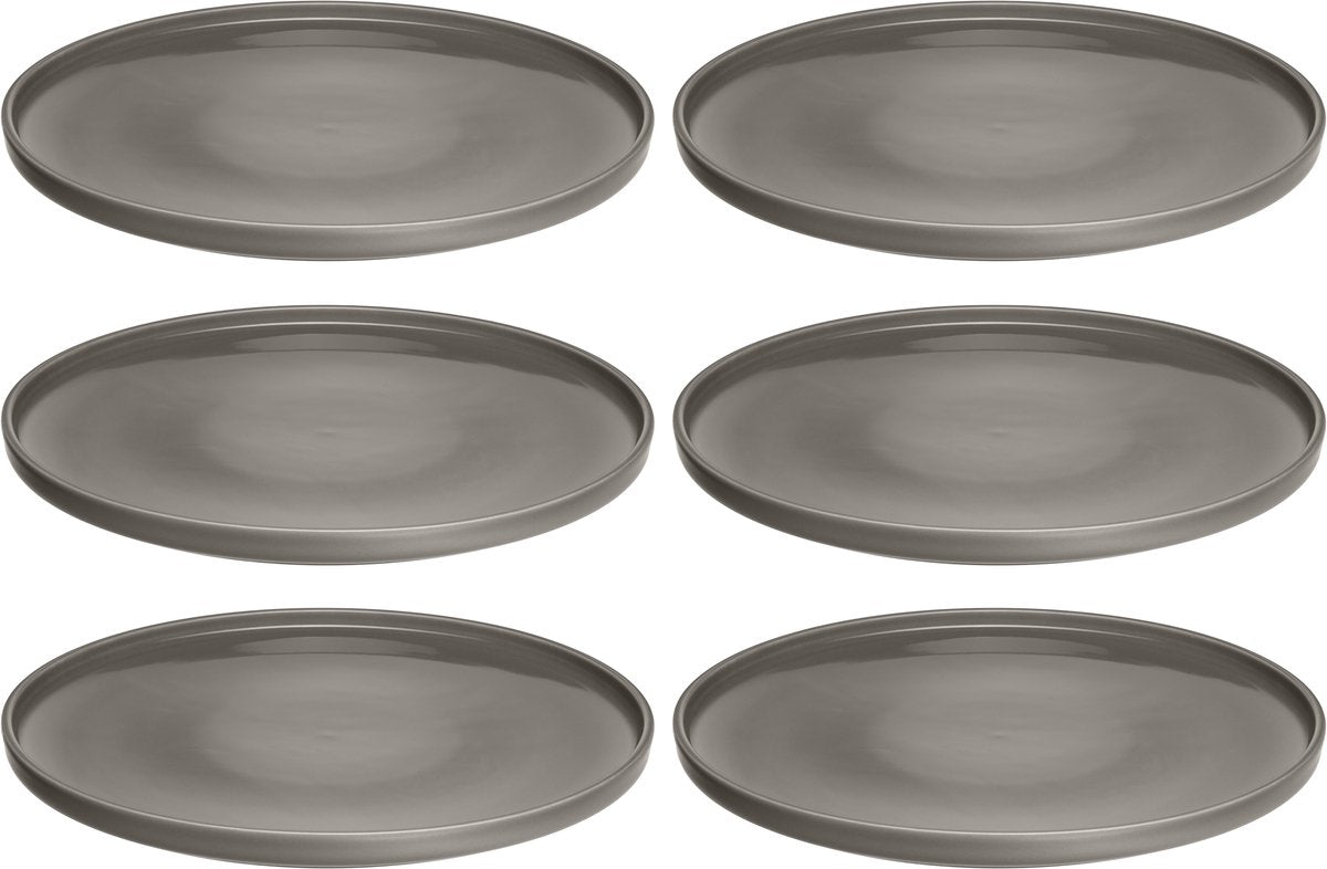 Leonardo Roma Teller 27cm Taupe - Set 6